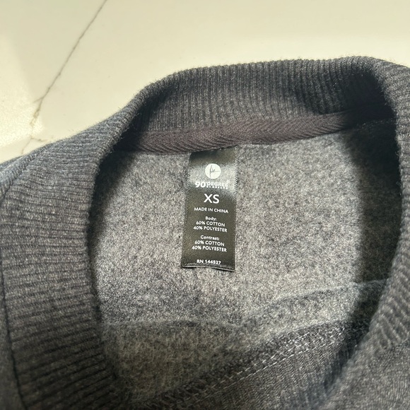 90 Degree By Reflex Pink and Black Crew Neck Sweatshirts - Picture 5 of 7